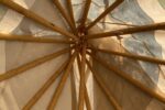 Tipi ceiling at Lost Indian Camp
