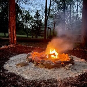 Bonfire at Lost Indian Camp