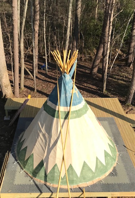 Tipi at Lost Indian Camp